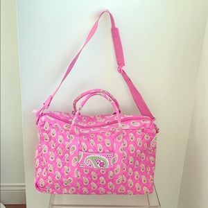Vera Bradley pink paisley weekender bag NWOT